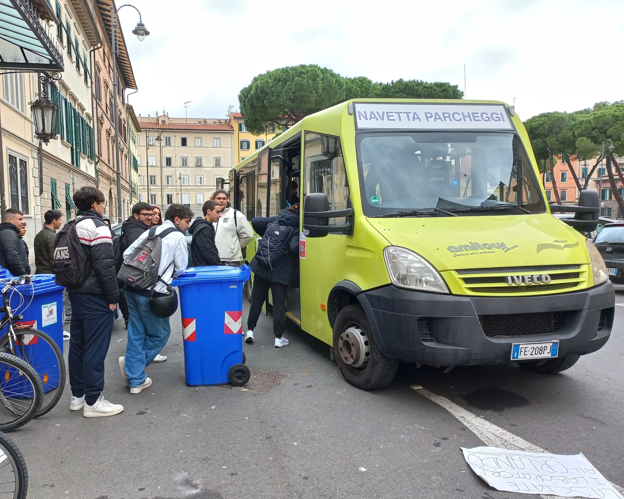 In palestra al Gymnasium con il bus-navetta