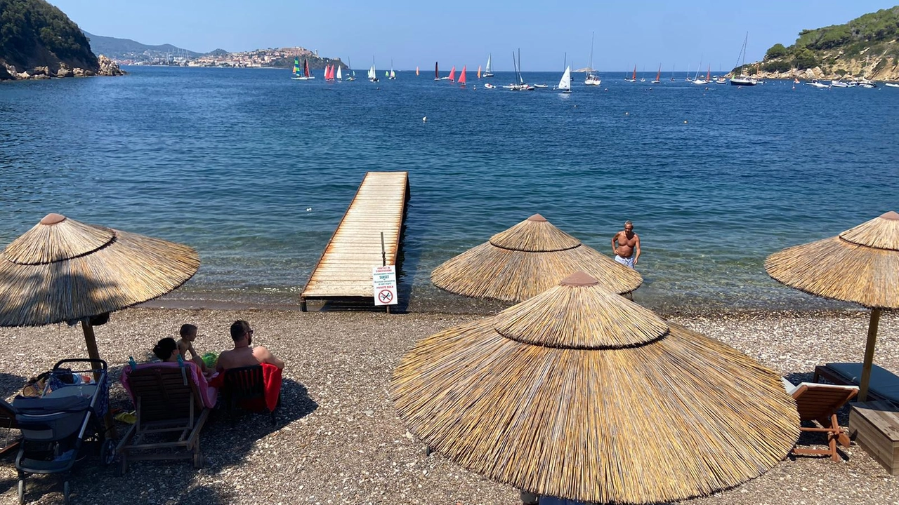 La spiaggia di Bagnaia