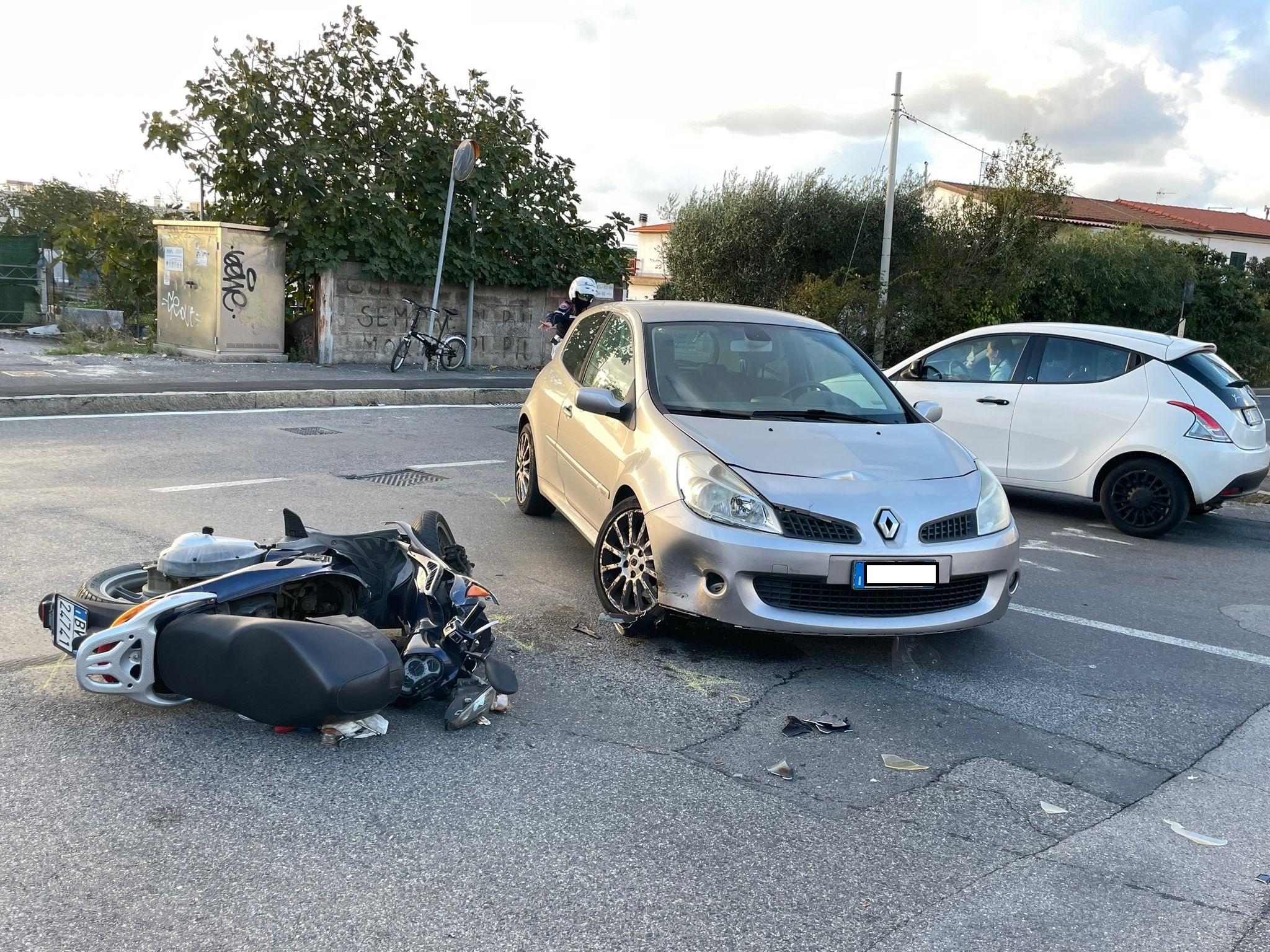 Incidente A Livorno, Auto Contro Scooter In Via Boccherini, Un Ferito