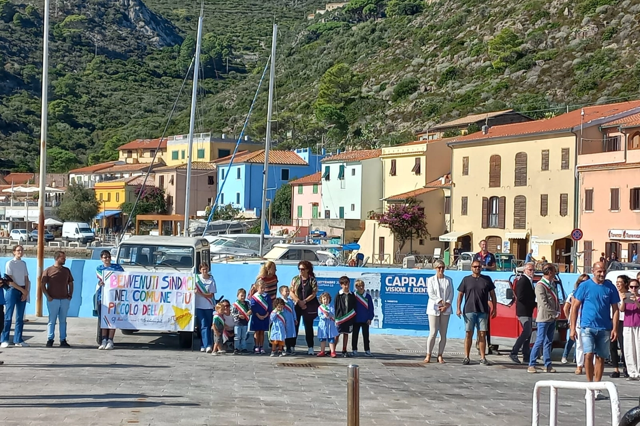 L'accoglienza all'isola di Capraia