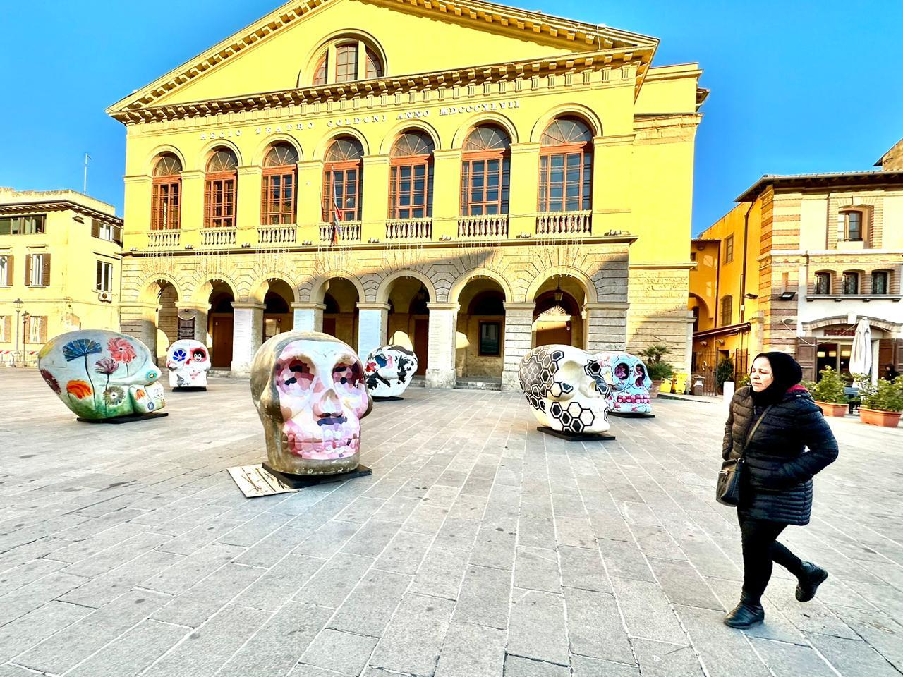 Teschi Colorati Per Le Maschere Di Mascagni