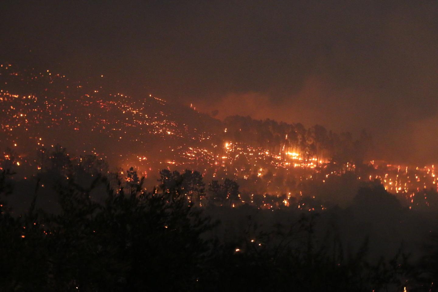 Pisa Vasto Incendio Sul Monte Serra Centinaia Gli Sfollati Foto Video