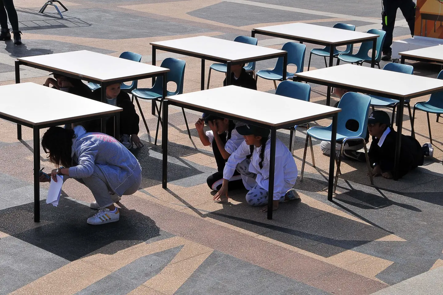 Gli studenti a "lezione" di protezione civile / VIDEO e FOTO