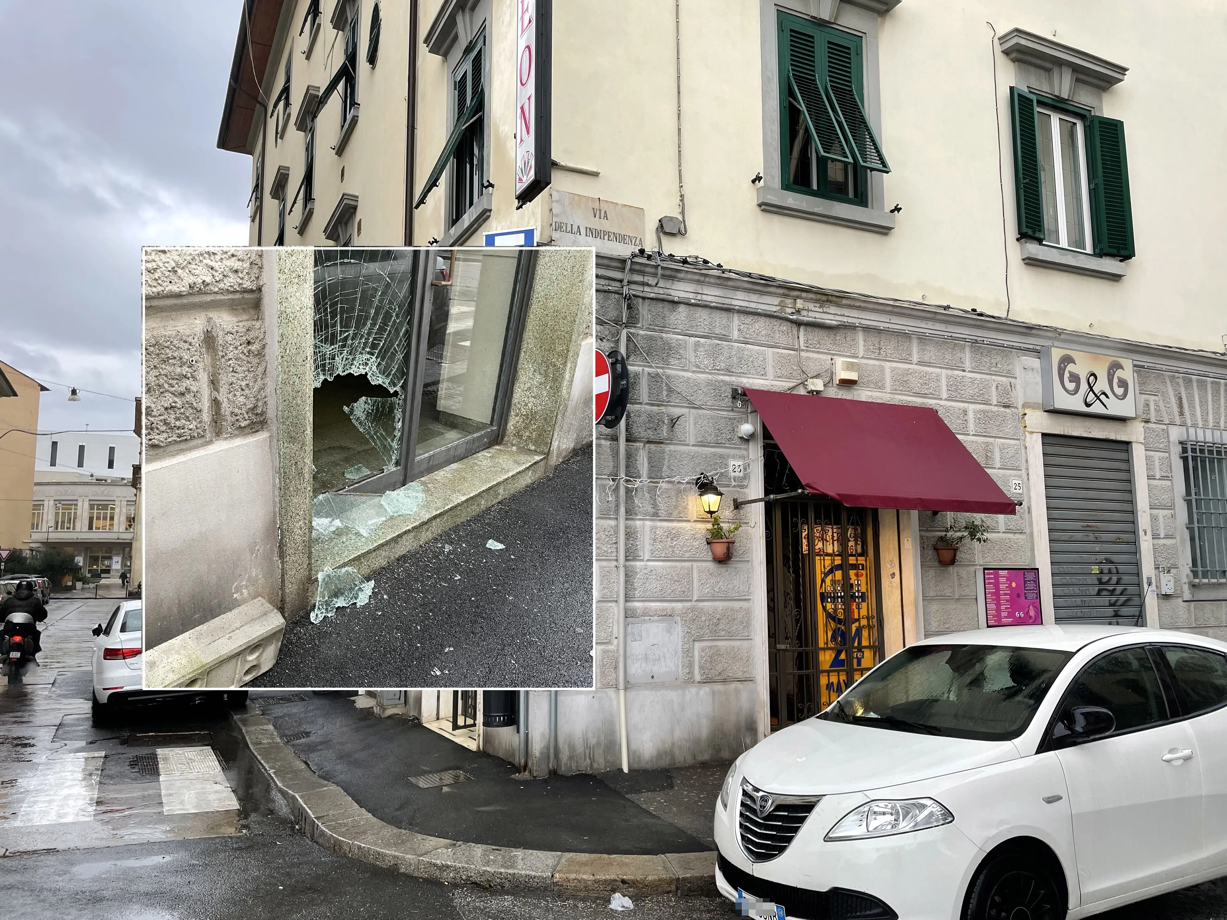 Livorno, nuovo furto di notte: stavolta accade ad un bar