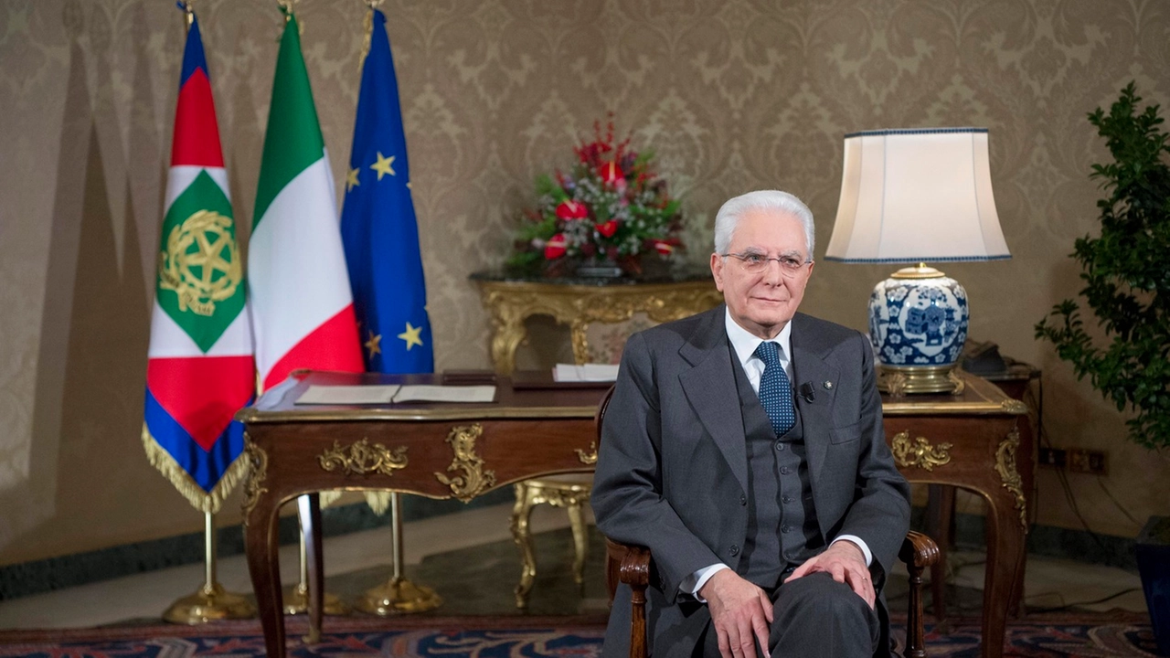 Il presidente della Repubblica Sergio Mattarella