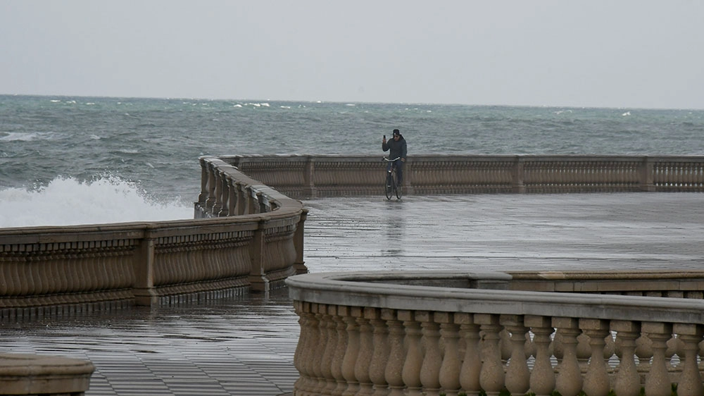 Livorno, maltempo (Foto Lanari)