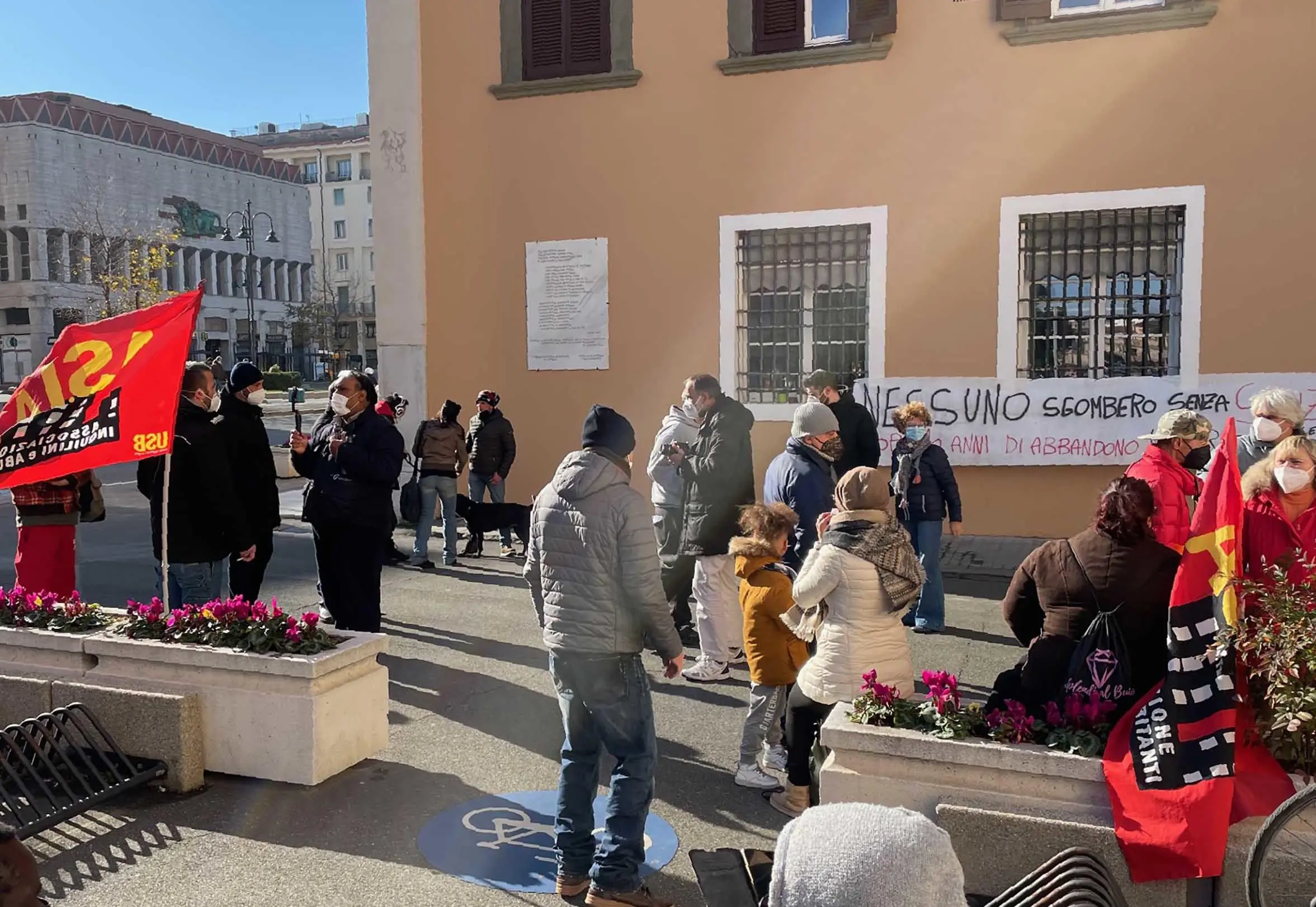 Palazzo Mauro Gordato, scatta la protesta