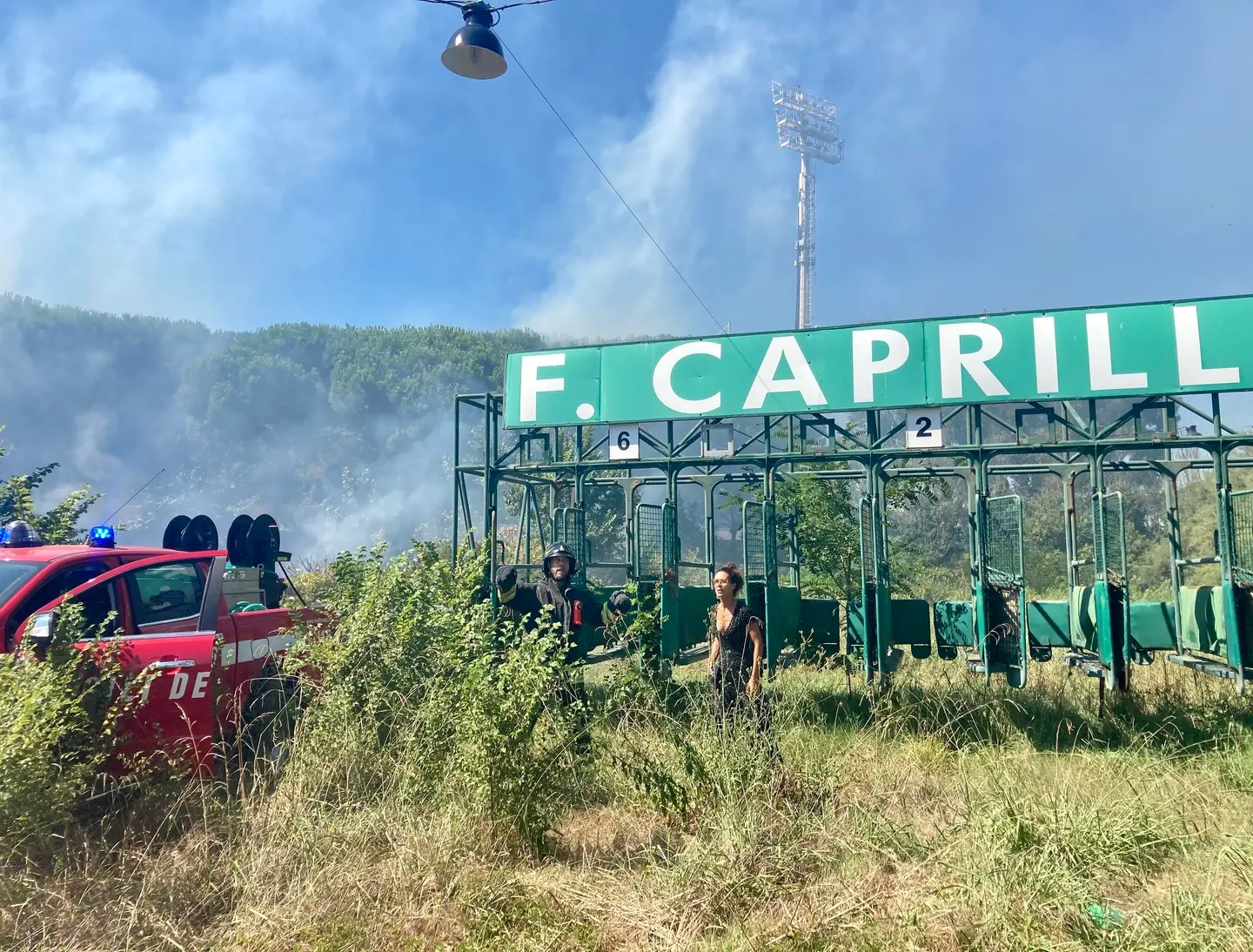 Incendio all’ippodromo Caprilli, spuntano annessi agricoli abusivi