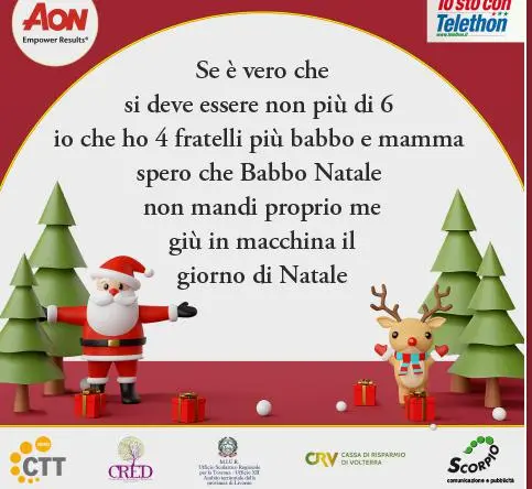 ’Pensiero di Natale’ concorso nelle scuole