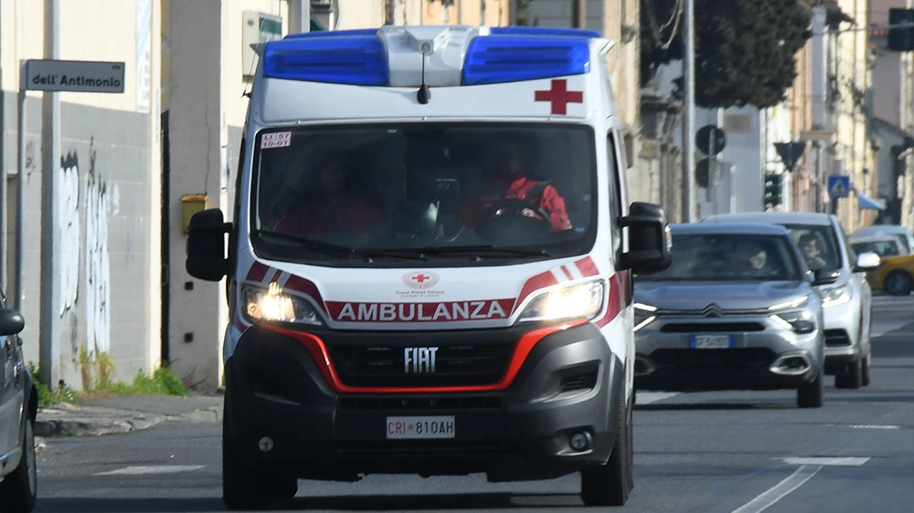 Un'ambulanza della Croce rossa di Livorno