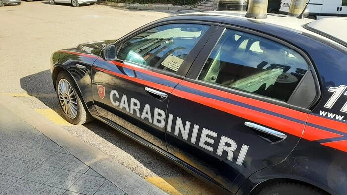 Intervento dei carabinieri