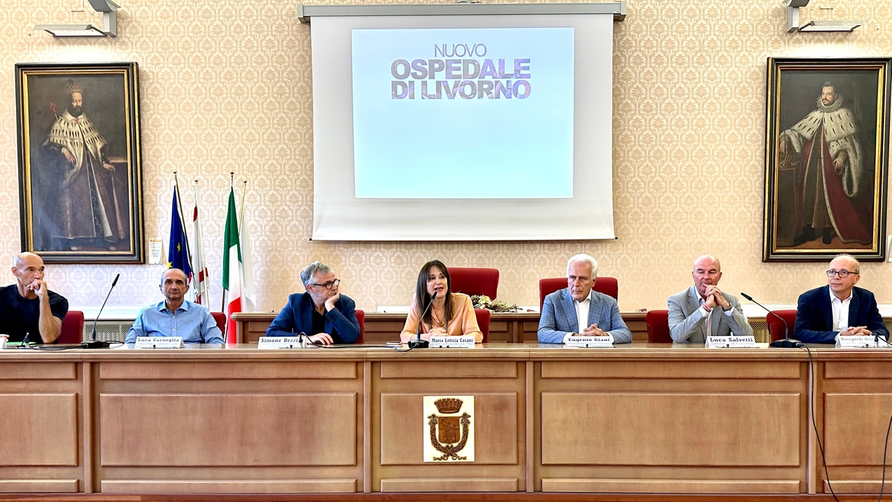 La presentazione del nuovo ospedale (Foto Novi)