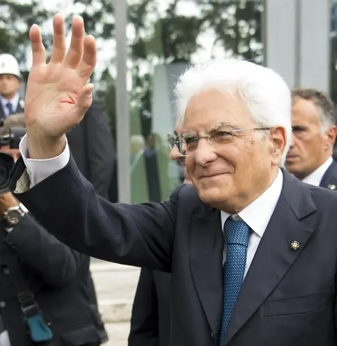 Il presidente della Repubblica Mattarella a Livorno