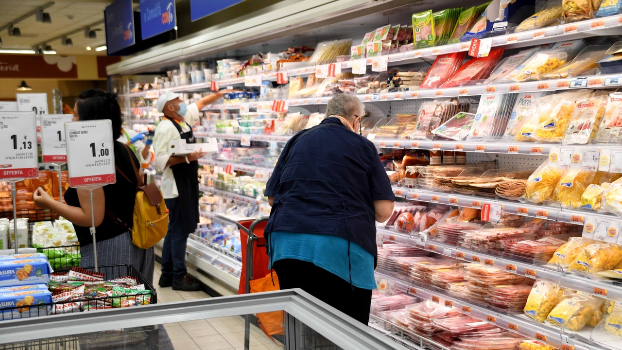 Spesa in un supermercato