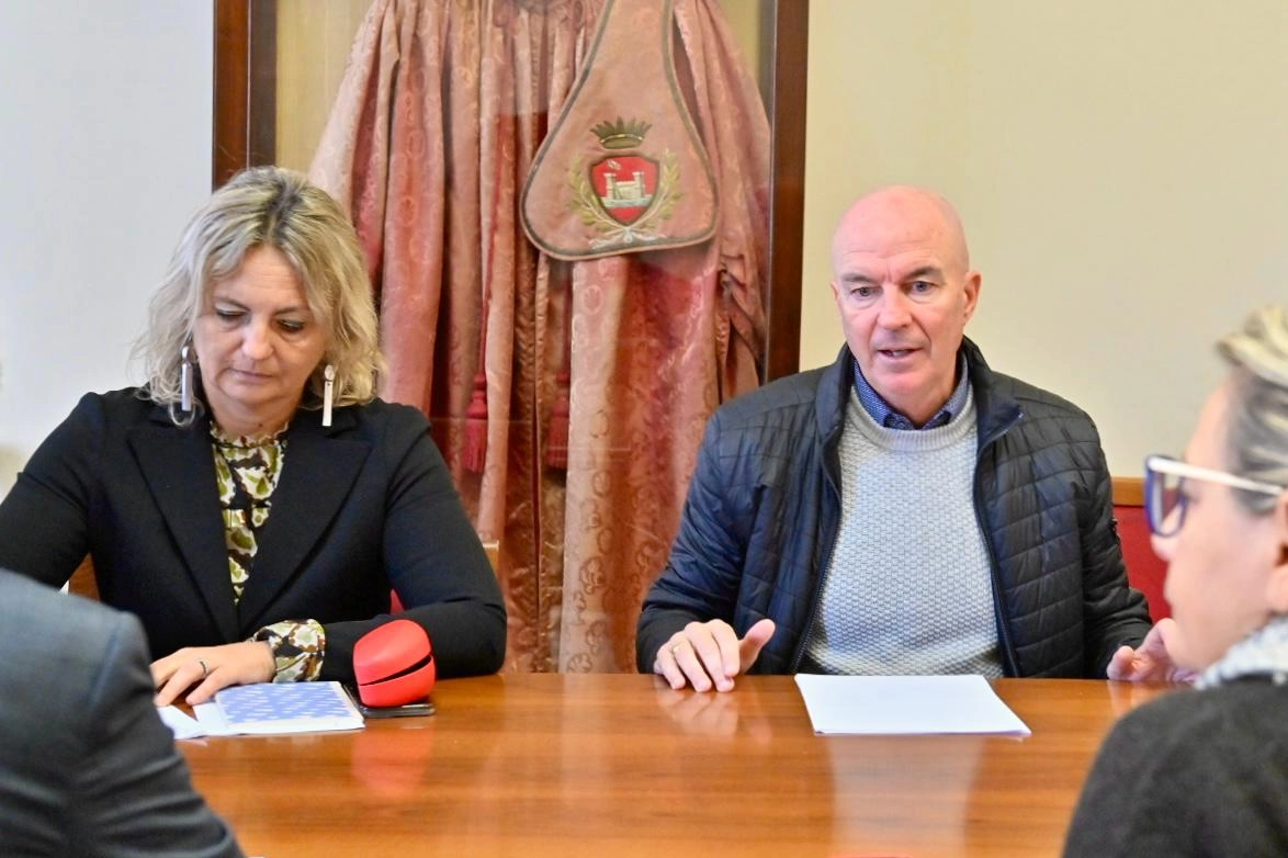 Il sindaco Salvetti e l'assessora Bonciani (Foto Novi)