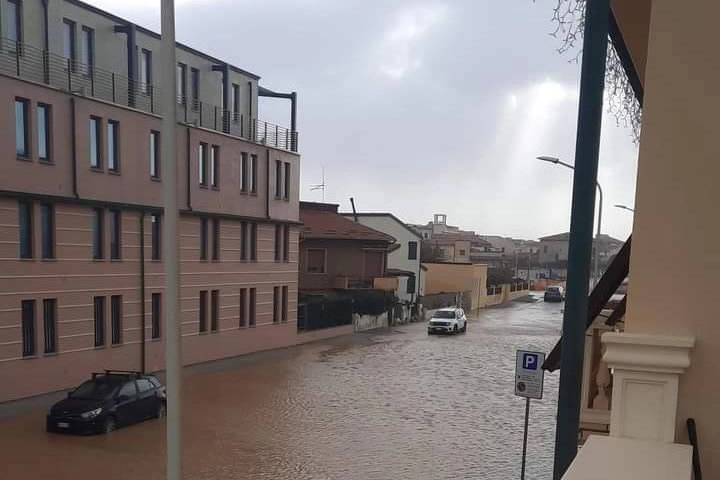 Allagamenti a Marina di Pisa