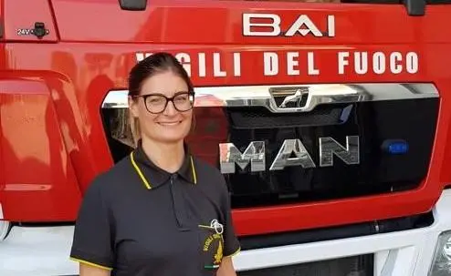 Vigili del fuoco, la prima donna ai vertici