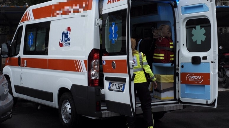 Un'ambulanza in una foto di repertorio