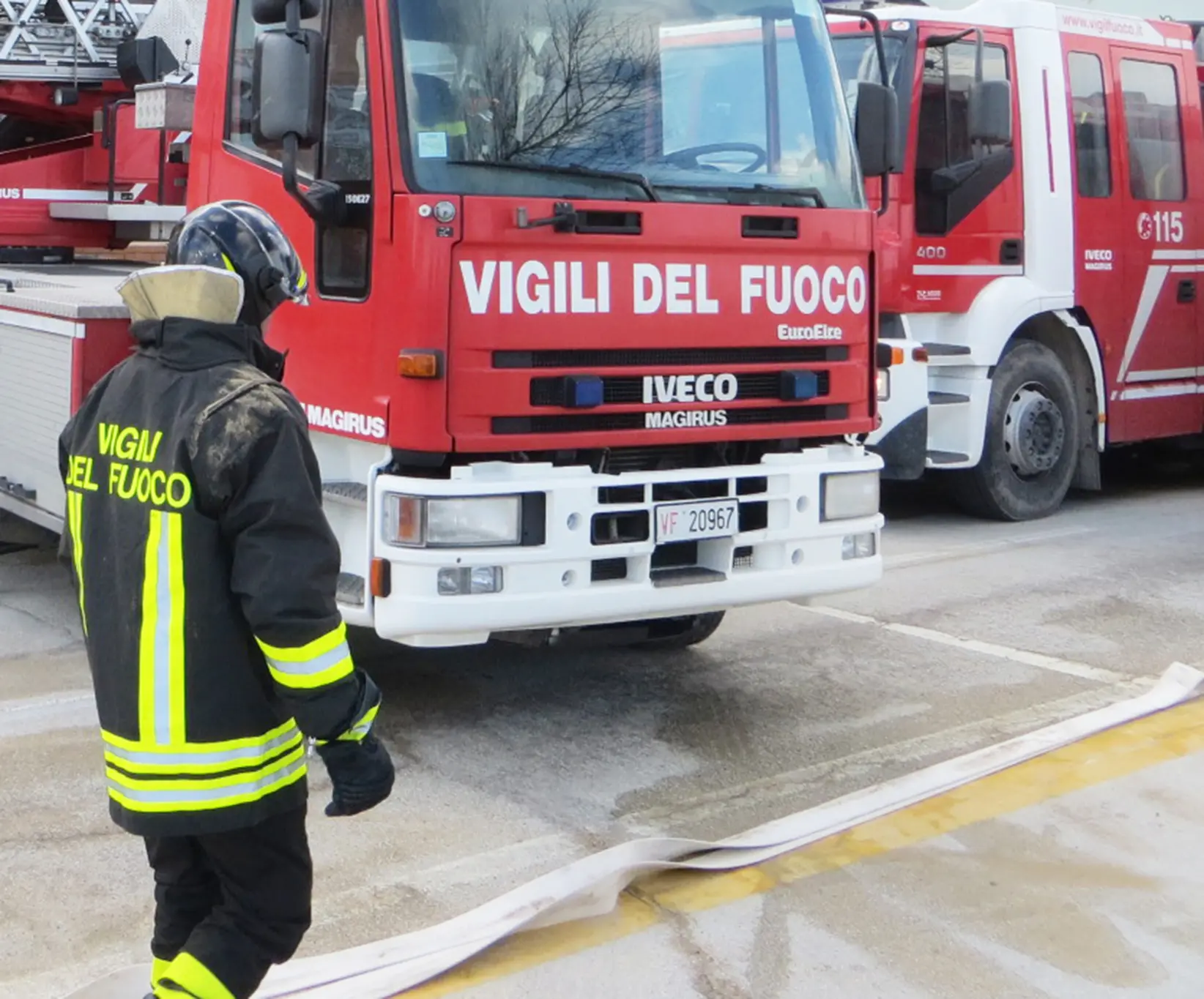 Sciatore si perde nella nebbia, soccorso dai vigili del fuoco