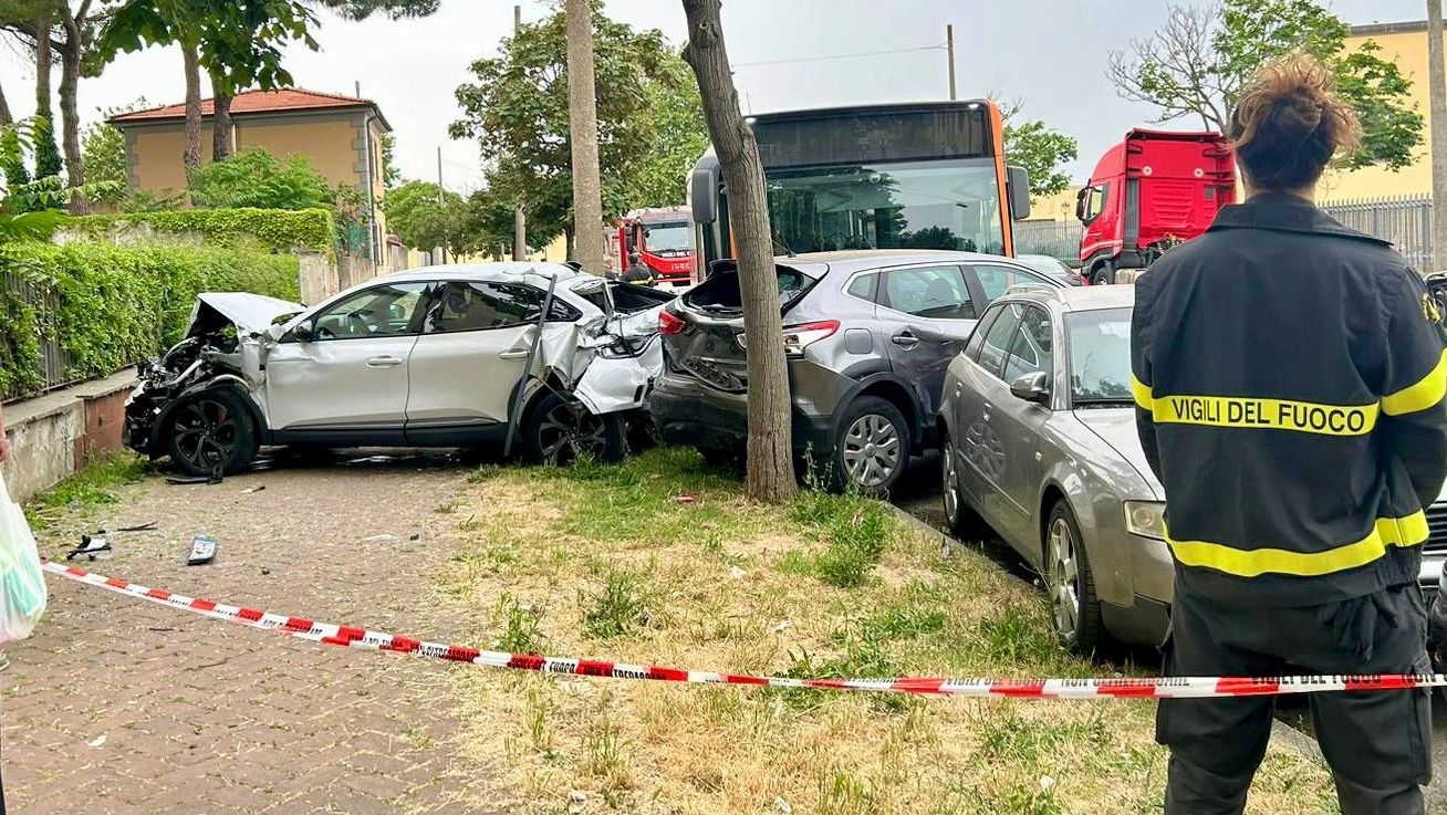 L'incidente (foto Novi)