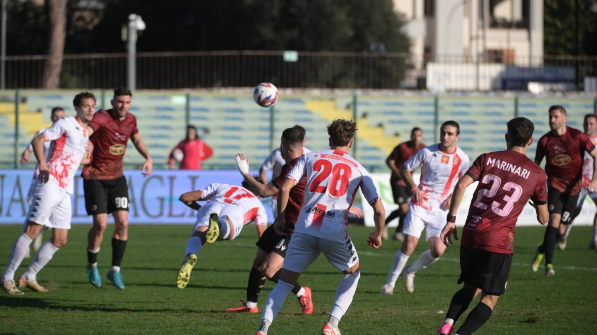 Un momento della sfida tra Grosseto e Livorno. Finisce 0-0 tra labronici e maremmani (Foto Novi)