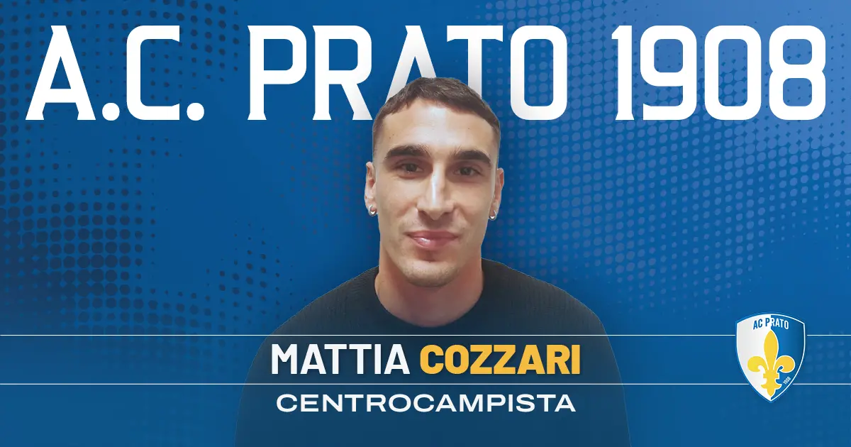 Prato, colpo di mercato: arriva il centrocampista Cozzari