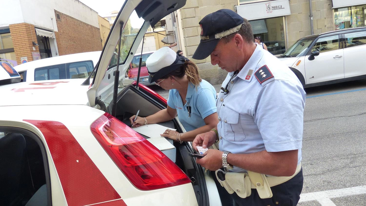 Polizia Municipale in una foto di repertorio