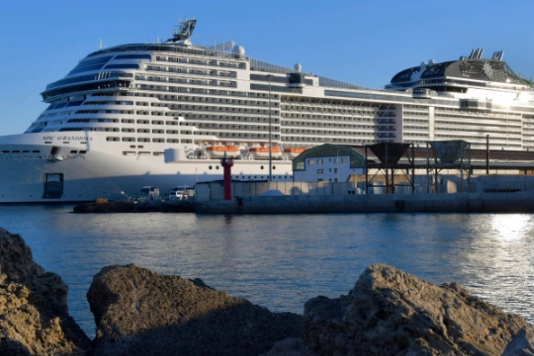 La Msc Grandiosa in porto a Livorno. Per la compagnia lo scalo labronico "diventa sempre più strategico"