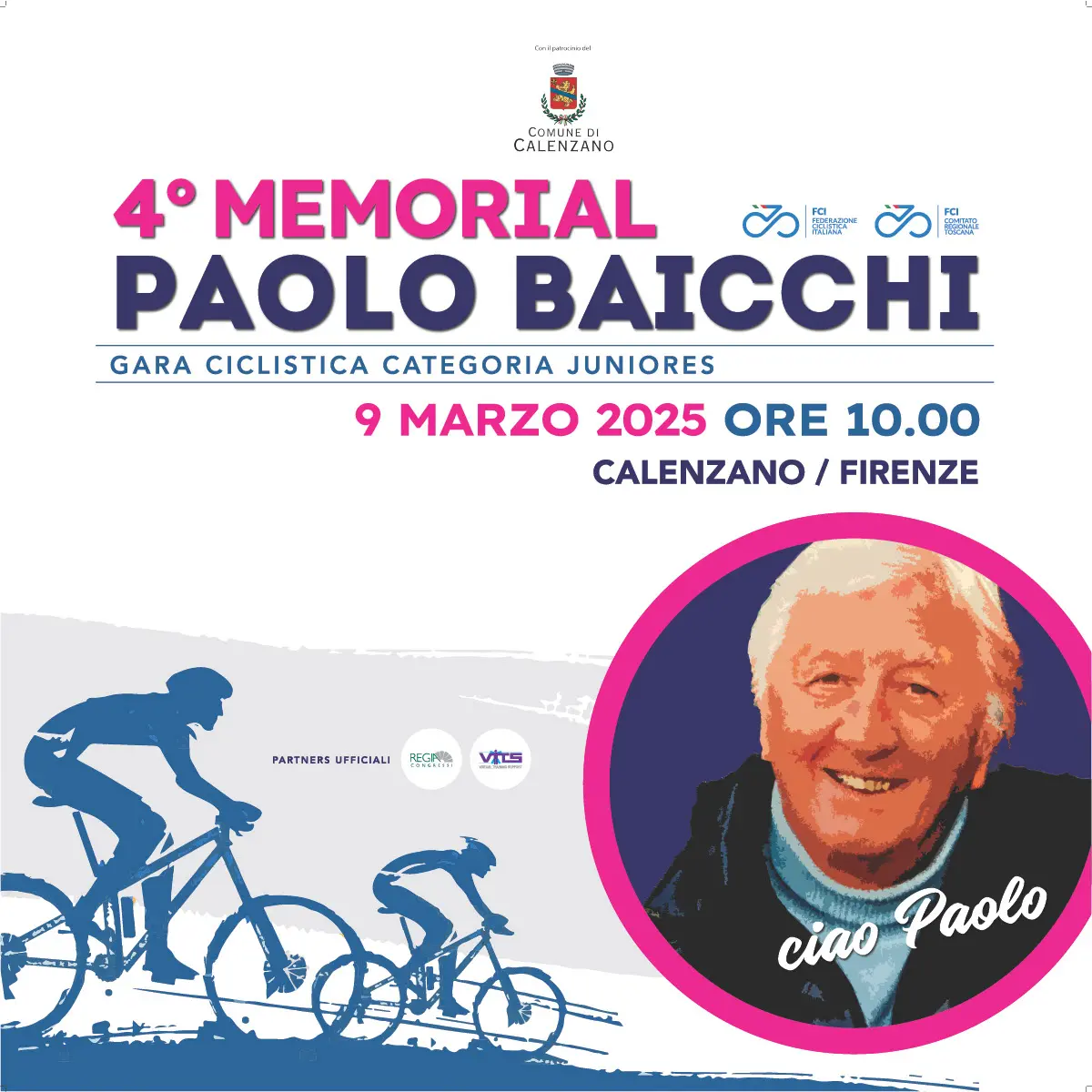 Ciclismo, in cantiere l'atteso Memorial Paolo Baicchi a Calenzano