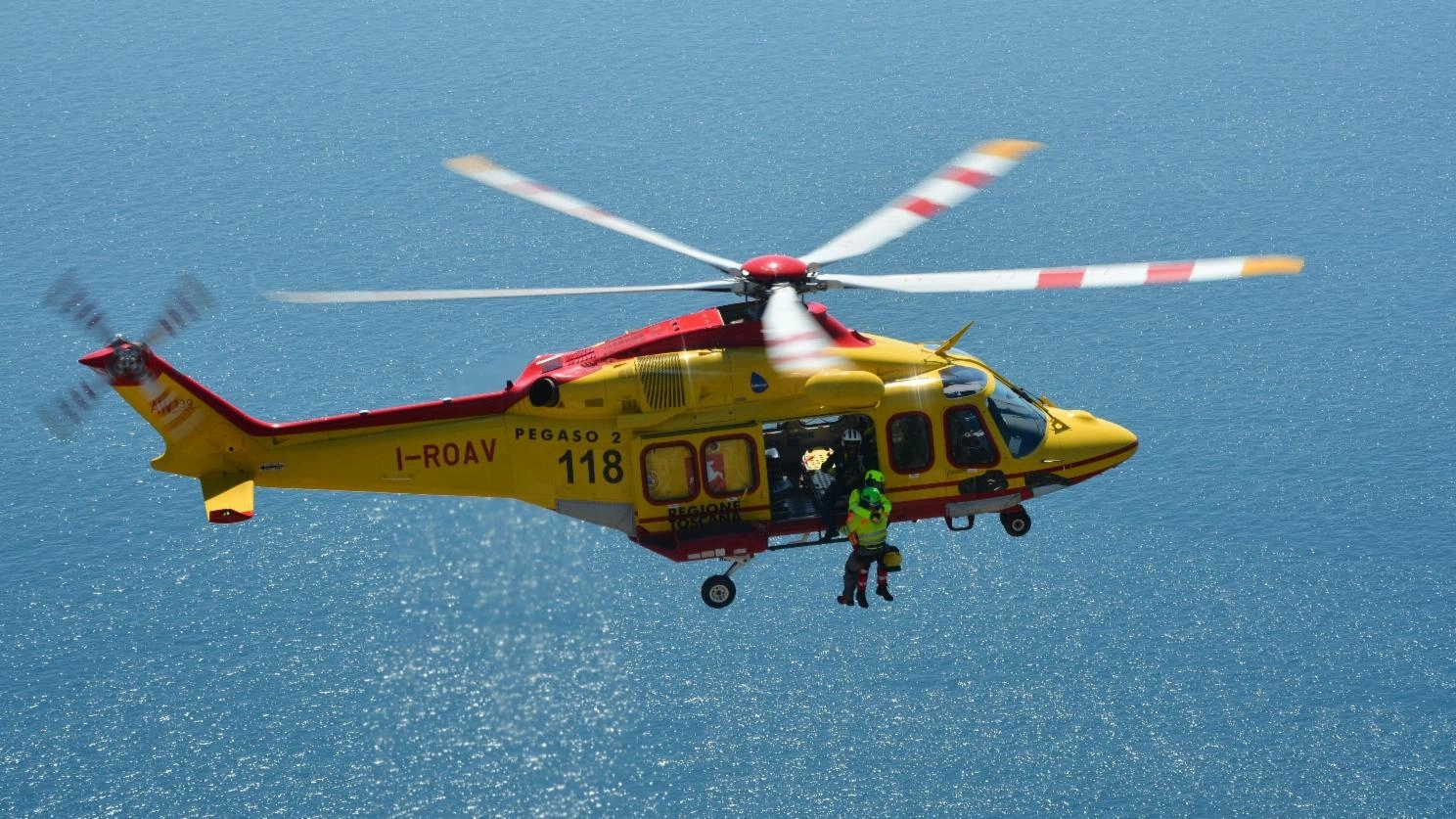 Il piccolo è stato portato con l'elisoccorso Pegaso all'ospedale pediatrico Meyer di Firenze